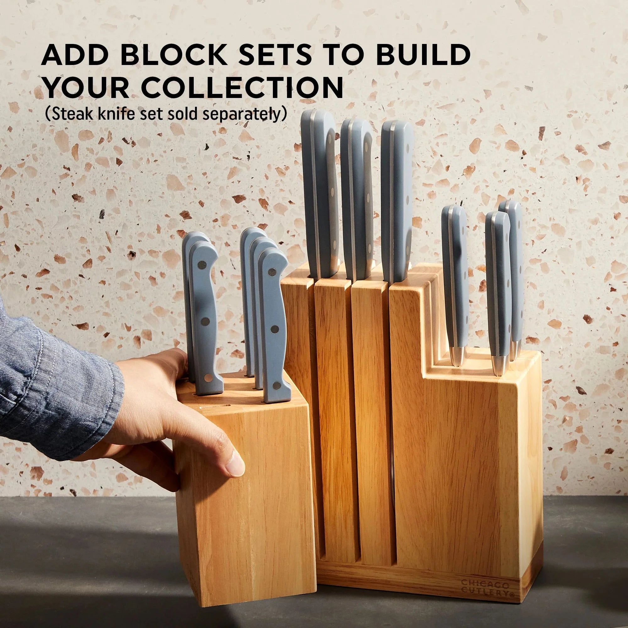 Chicago Cutlery Halsted 7-piece Modular Block Set - Image 3