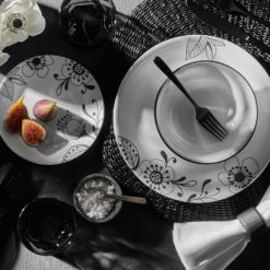 Alternative view of Corelle Inked Poppy 12-piece Dinnerware Set, Service for 4