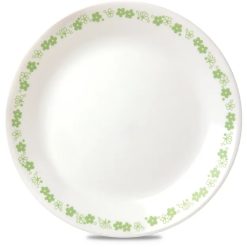 Corelle Spring Blossom Green 10.25 Dinner Plate