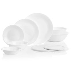 Corelle Winter Frost White 78-piece Dinnerware Set, Service for 12