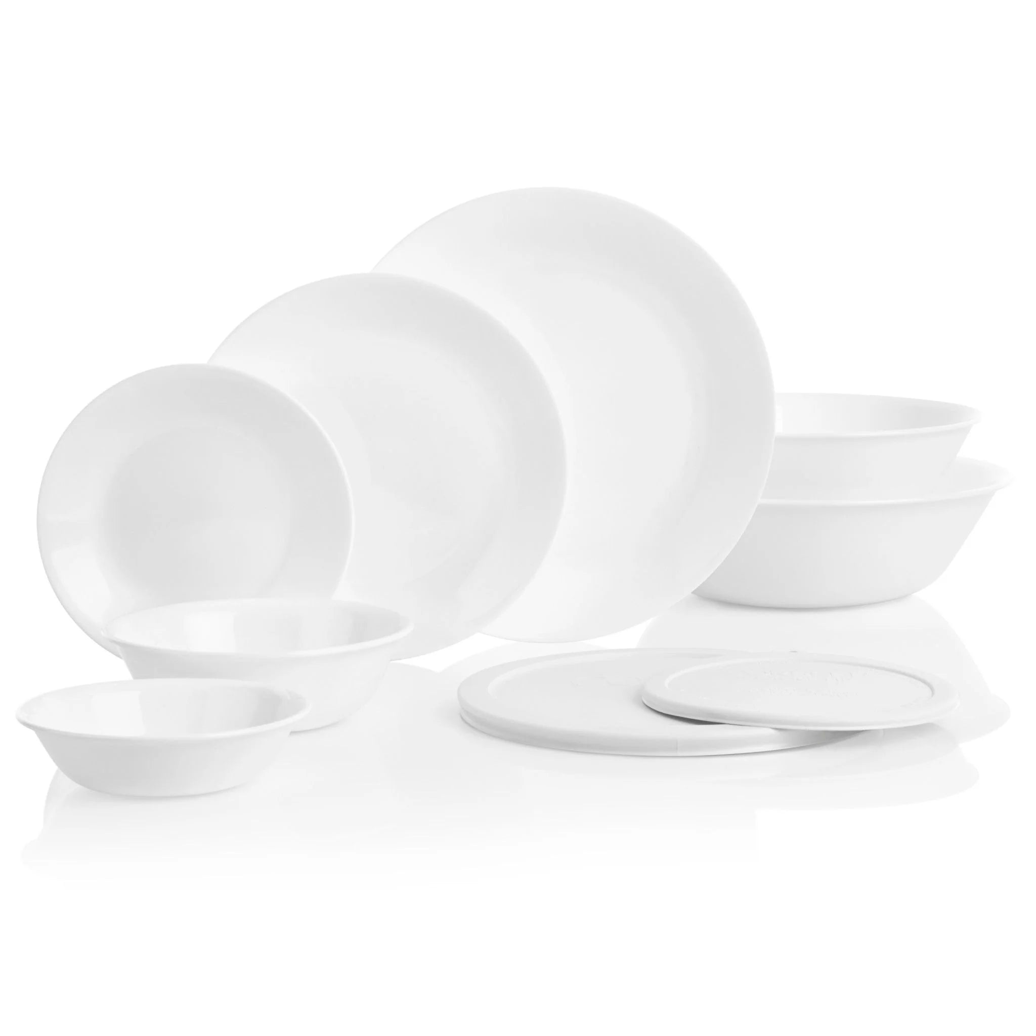 Corelle Winter Frost White 78-piece Dinnerware Set, Service for 12