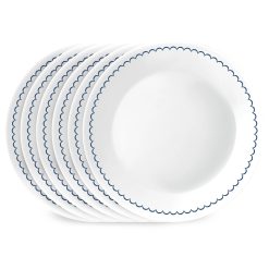 Corelle Caspian Lace 8.5 Lunch Plate, 6 pack
