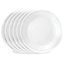 Corelle Caspian Lace 6.75 Appetizer Plate, 6-pack