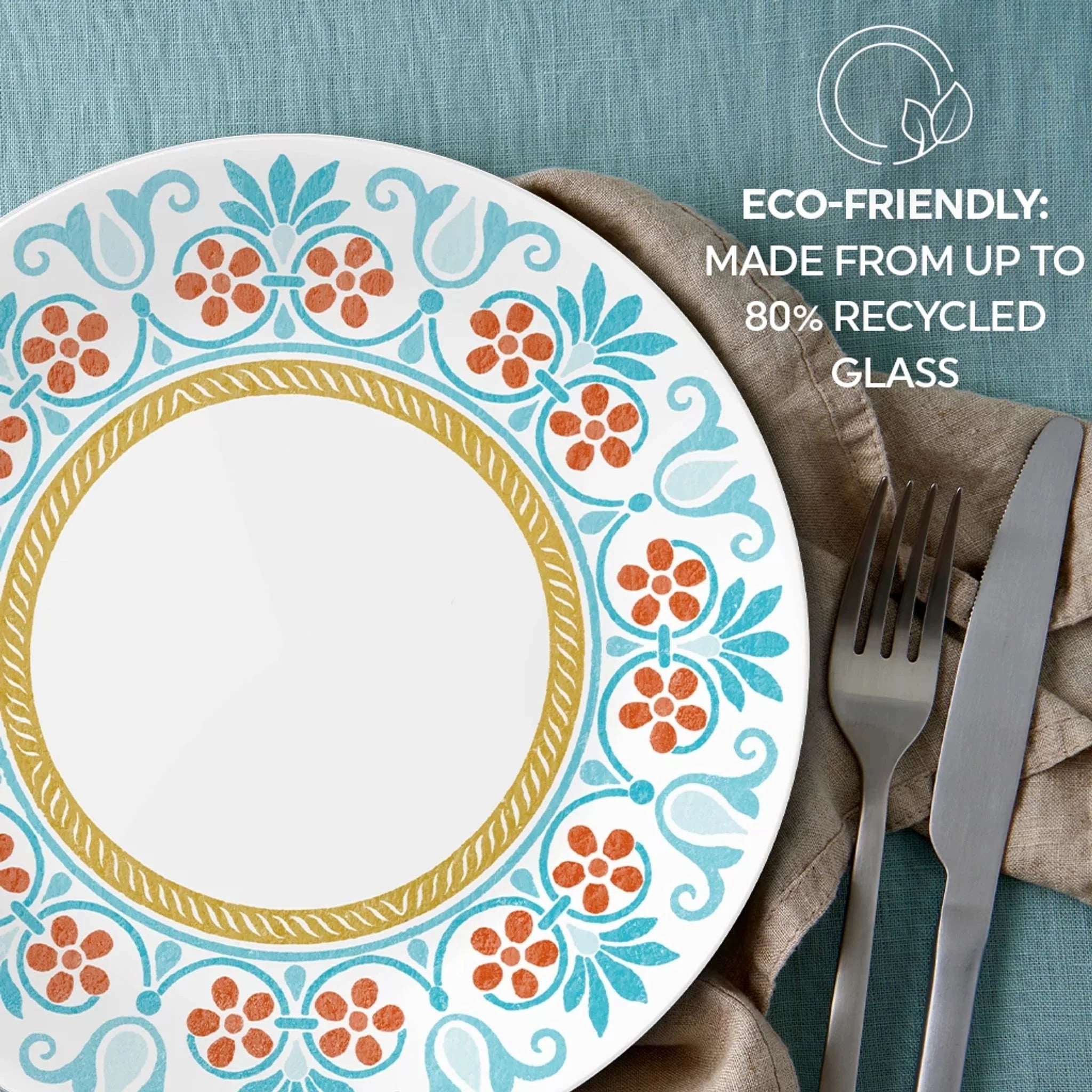 Corelle Global Collection Terracotta Dreams 8.5 Salad Plate - Image 6