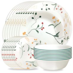 Corelle Wildflower Scatter 32-piece Dinnerware Set, Service for 8