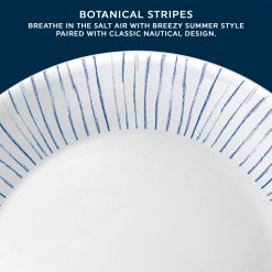 Alternative view of Corelle Botanical Stripes 10.25 Dinner Plate