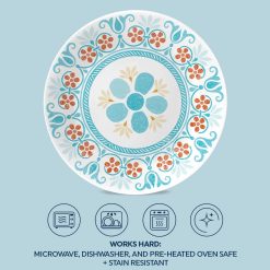 Alternative view of Corelle Global Collection Terracotta Dreams 6.75 Appetizer Plates, 6-pack